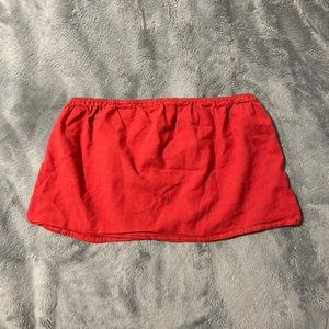 Brandy melville flowly strapless top